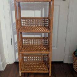 Vintage Boho Bookshelf/Shelf/Plant Stand