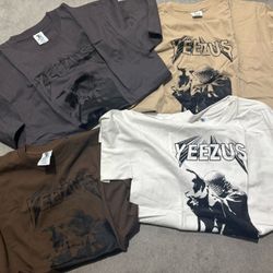 Custom Made Kanye Graphic Tees(various sizes and colors)