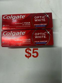 Colgate Optic White Stain Fighter Toothpaste 2-Pack