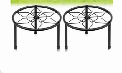 (2) plant stands