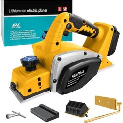 Cordless handheld planer features a high-efficiency brushless motor
