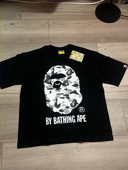 Camo white and black bape