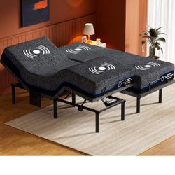 Split King Adjustable Electric Bed