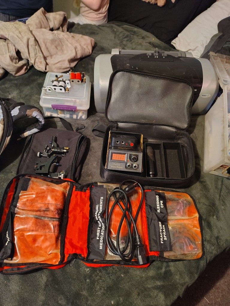 Complete tattoo set With thermal