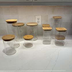Glass Pantry Organizers Containers 