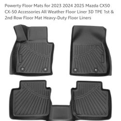 Floor Mats 2023-2025 Mazda CX50