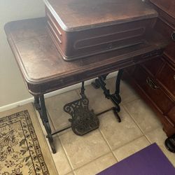 Antique American sewing machine