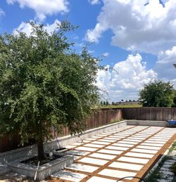 concrete base