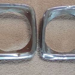 67 - 72 GMC Headlight Bezels 