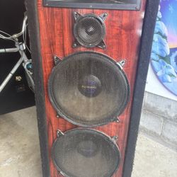PROSTUDIO Techwood 1990s floor-standing speakers TWO OF THEM