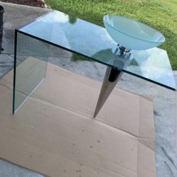 Modern Glass Vanity