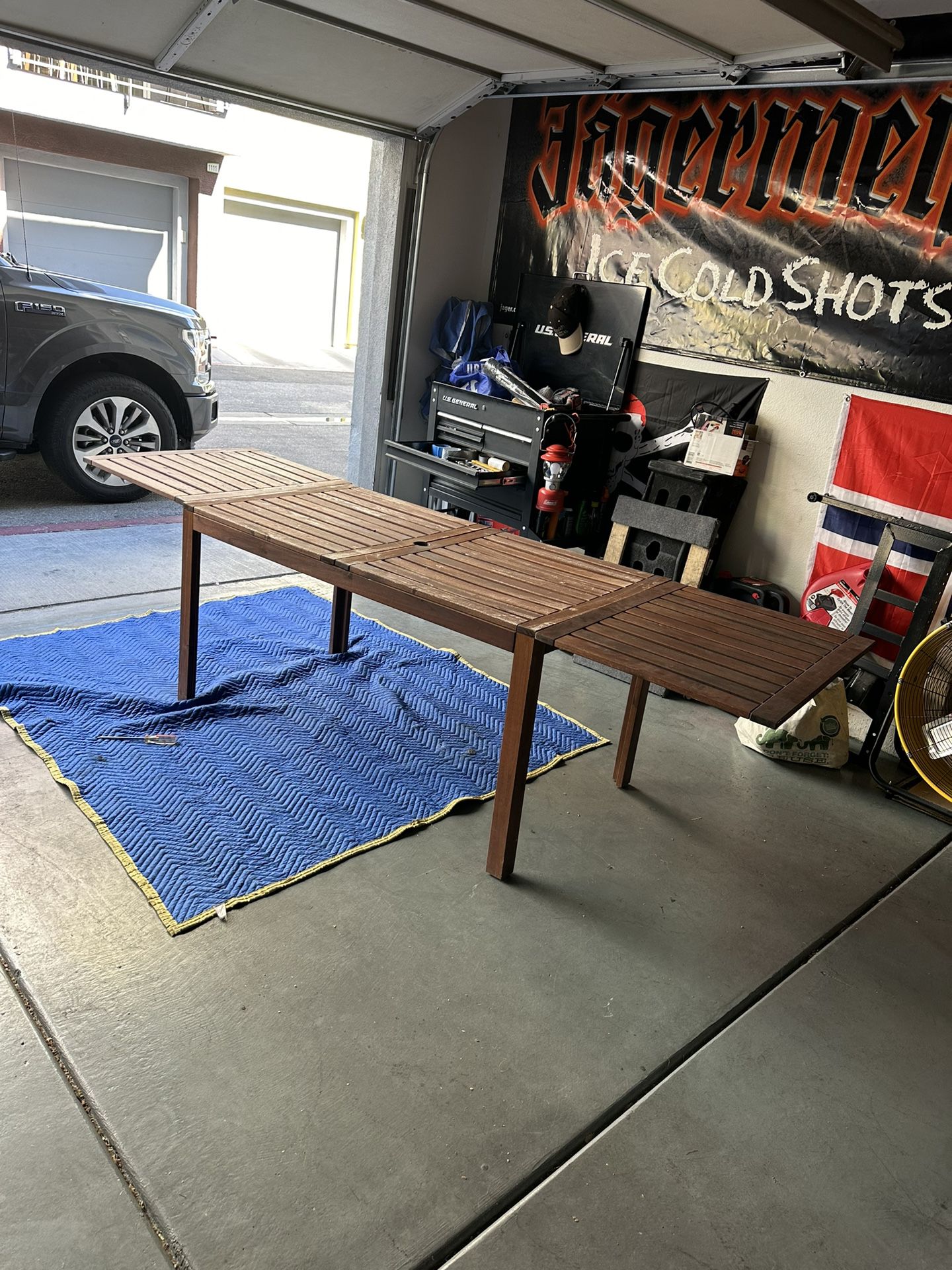 Outdood Wood Patio Table Furniture