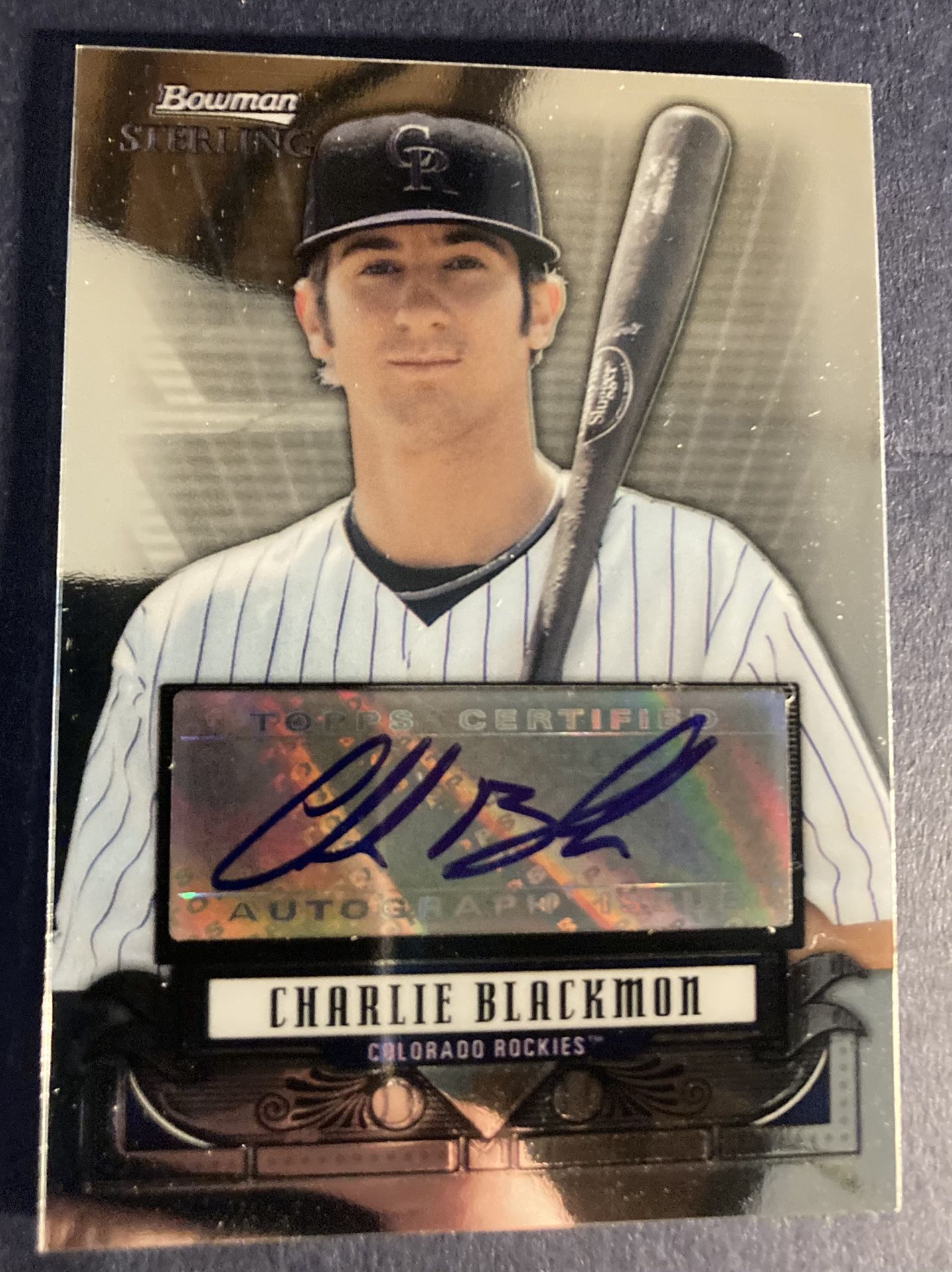 Charlie Blackmon Autograph Rookie 2008 Bowman Sterling Colorado Rockies for  Sale in Littleton, CO - OfferUp