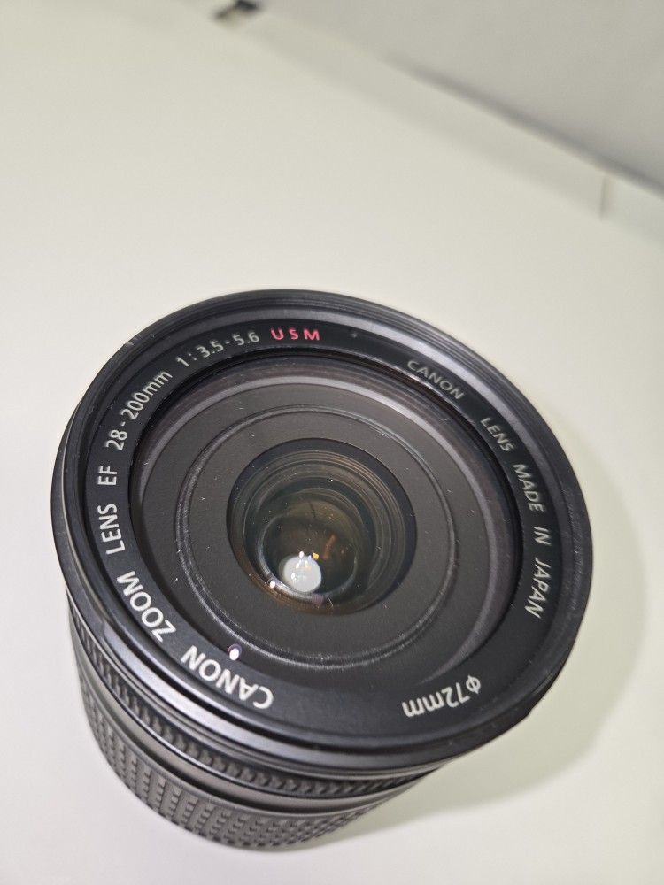 Canon Zoom EF 28-200 EF 1:3.5-5.6 Usm  72ømm Ultrasonic Lens 