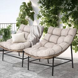 Ouseman Outdoor Lounge Chairs With Cushions