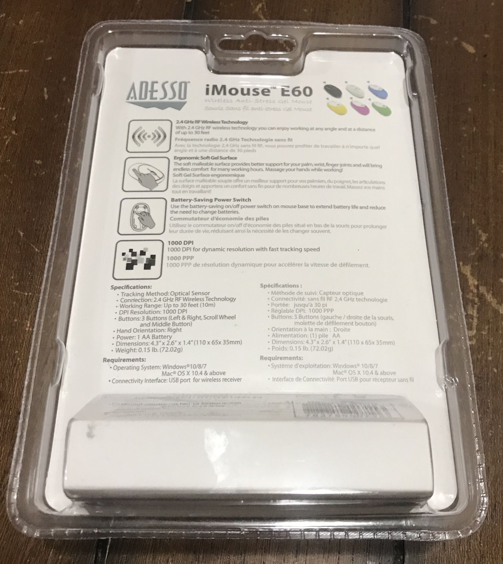 Adesso iMouse E60 Wireless Mouse