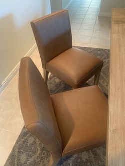 Pottery Barn Classic Chair, Leather 