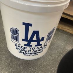 Dodgers Back To Back World Series Champions 5 Gal. Buckets 