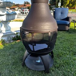 Brand New Patio Wood Chimney
