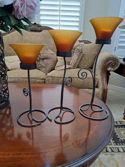 Candle Stands (set of 3)