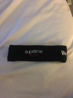 Supreme headband classic logo