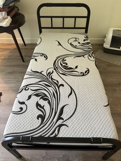 TWIN XL MATTRESS + FRAME