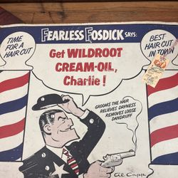 1950’s Shaving Sign 