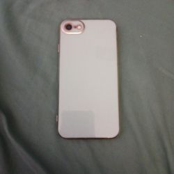 A Light Baby Blue Apple iPhone 7, 7S, 8, Case 