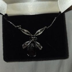 Antique Hematite Necklace 
