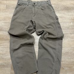 Brown Carhartt Carpenter Pants 34x32