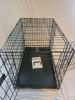 Brand New Sealed Box 30 2 Door Dog Crate & Tray Med'lrg Dog Cat Cage  $50/Bed Or Blankets $10 Pet Supplies Jaulas De Mascota Toys Leashes &  Harnesses for Sale in Fontana