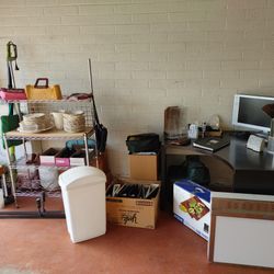 550 plus items - SERIOUS INQUIRIES ONLY

File Cabinet Safe, BMW Rims, Kitchen, Stereos, Radio, Kenwood, Alpine, Black Corner Desk, Receiver Equalizer,