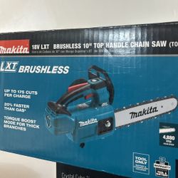 Makita Brushless 10” Handle Chain Saw