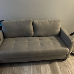 Loveseat Couch Light Silver — $50