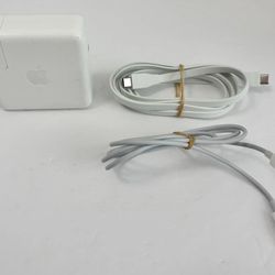 Apple 61W USB C Type C Power Adapter For MacBook PRO 13"  OEM Charging Cable