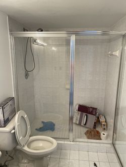 Puerta De Aluminio Y Cristal Para Baños , crystal door for baths