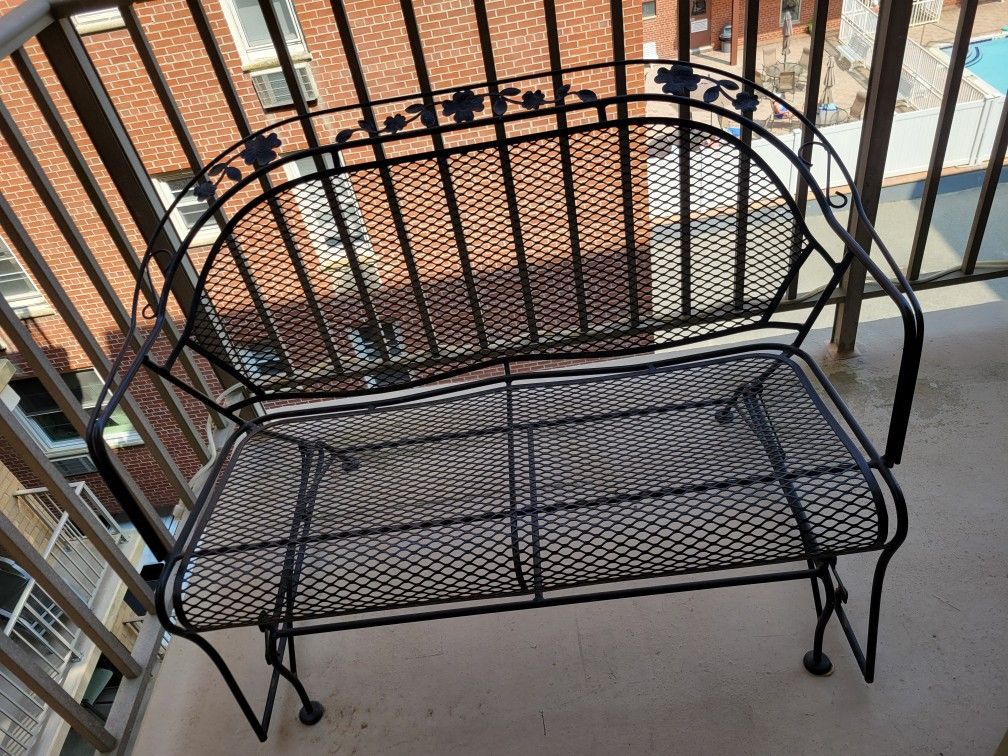 Metal Loveseat Patio Glider-Reduced