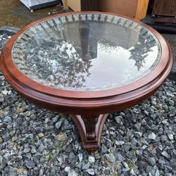 Dark Cheryl Solid Wooden Coffee Table