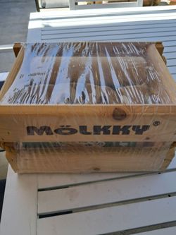 All wood Molkky game set NIB