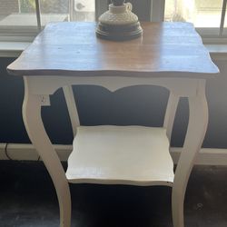 Antique Table And Lamp