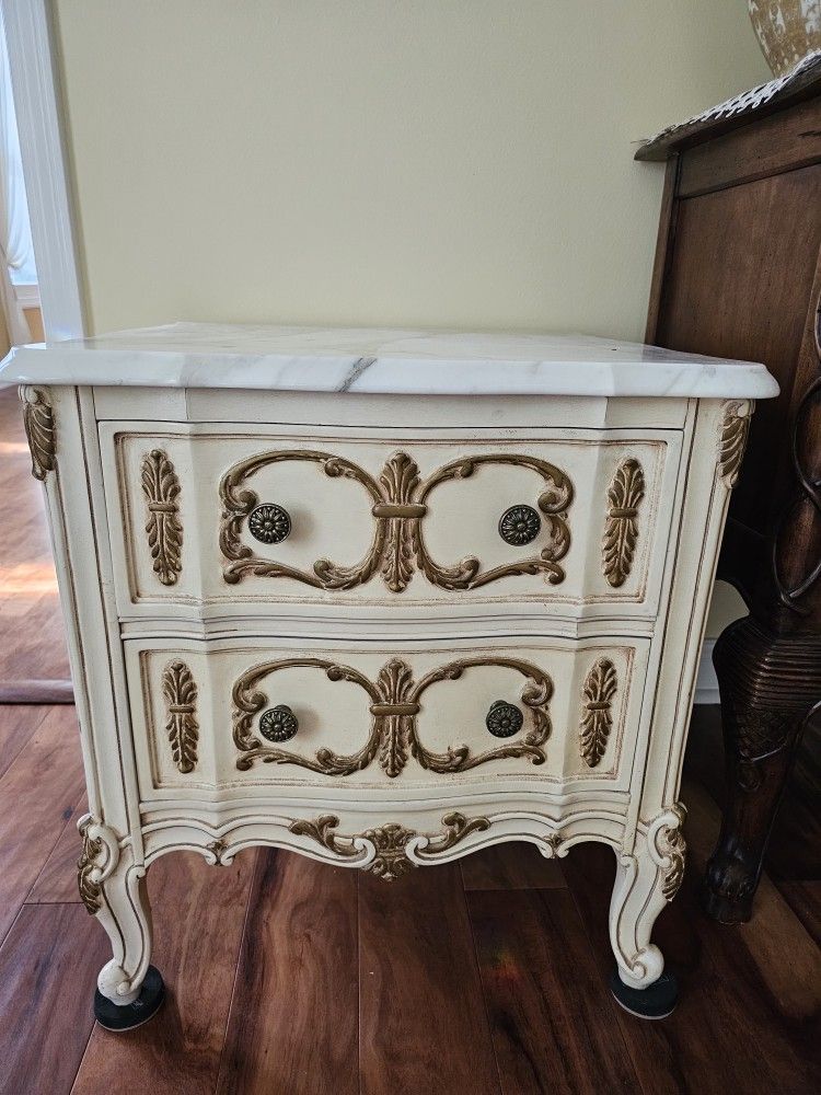 Rare French Provincial  Nighstand- Milano Chicago Furniture Co.
