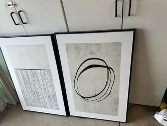 Set of 3 Abstract Framed Art Prints