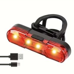 Rechargeable Rear Safety Light E-bikes Scooters New