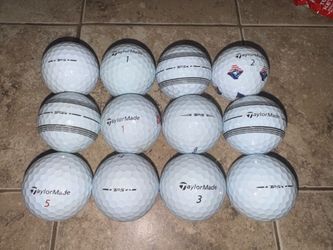 12 TaylorMade Tp5 and Tp5x golf balls