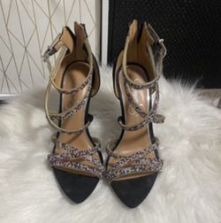 Jessica Simpson Open Toed Pumps Worn Once