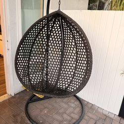 Hanging Egg Chair Black
