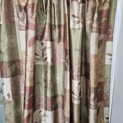 Shower Curtain/ Liner/ Hooks Set