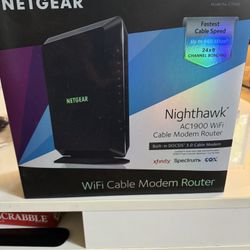 Netgear Nighthawk Ac 1900 WiFi Cable Modem Router 