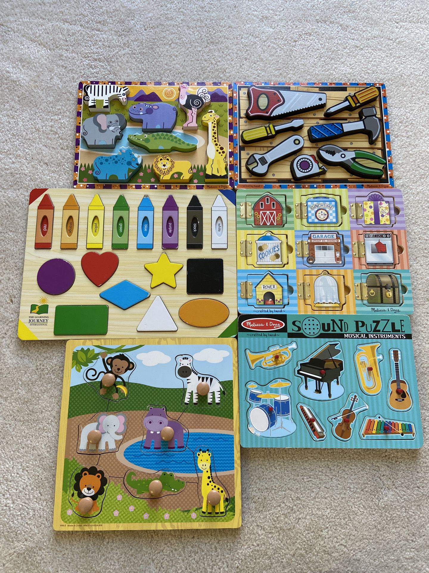 Melissa and Doug Wooden Puzzles