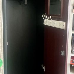 Tall Armoire With Hanging Rod 